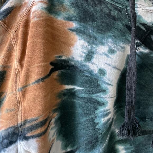 VINTAGE HAVANA TIE DYE HODDED SWEATSHIRT SIZE SMALL - Picture 4 of 7